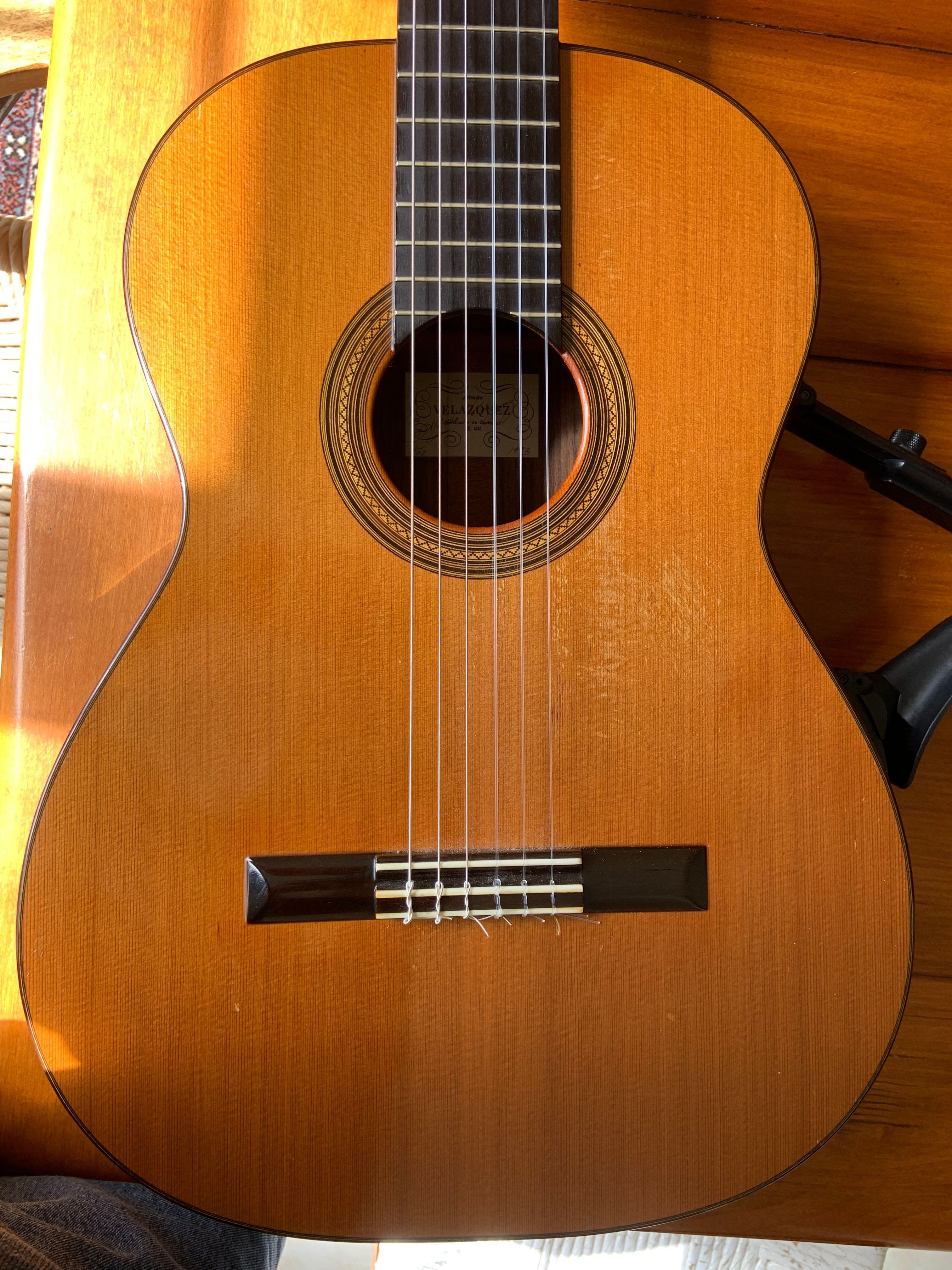 Alfredo Velazquez Guitar built in Orlando, Florida area. 