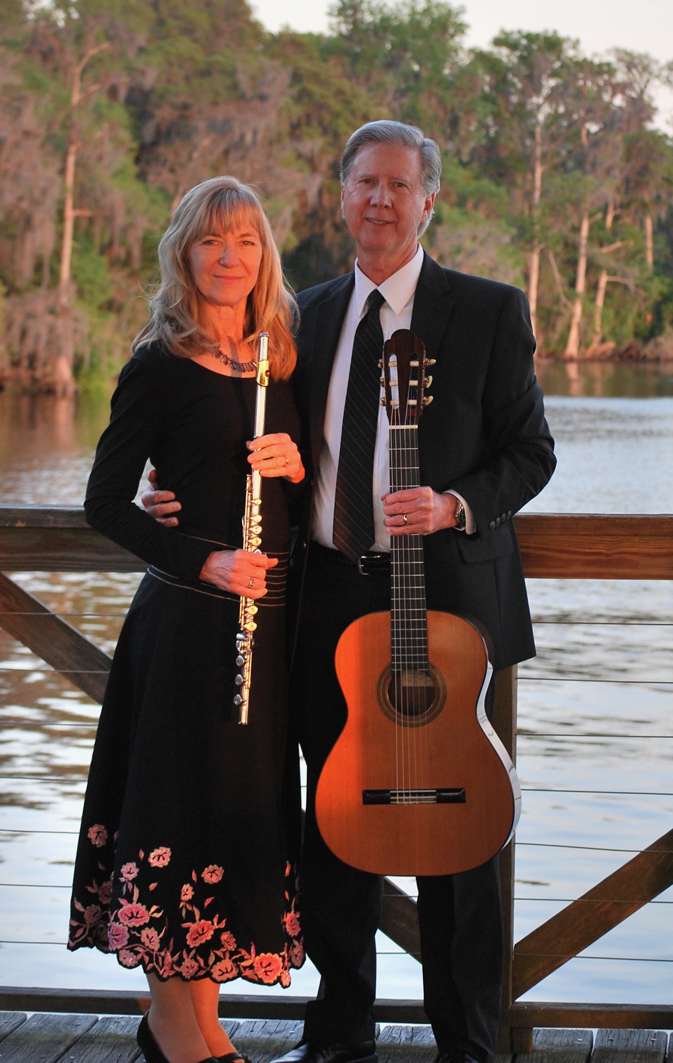 Chuck Rogers, Laura Rogers, guitar and flute duo